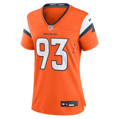 D.J. Jones  Women's Team Game Jersey - Denver Broncos