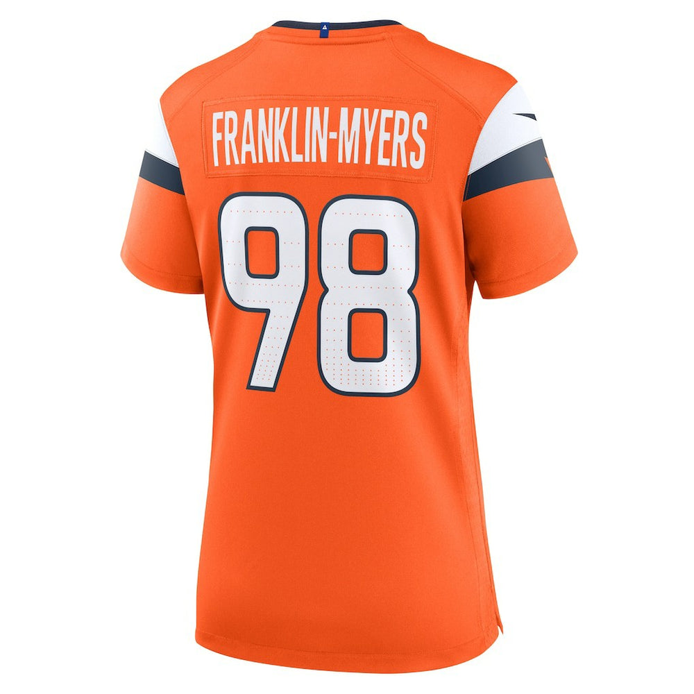 John Franklin-Myers  Women's Team Game Jersey - Denver Broncos