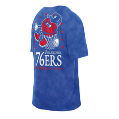 NBA Philadelphia 76ers Old School Sport Enzyme Wash Oversized T-Shirt