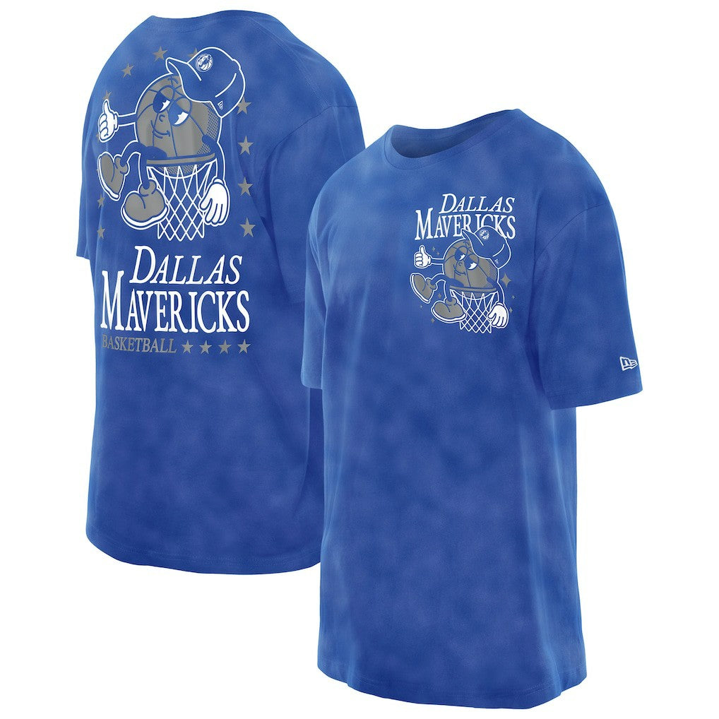 NBA Dallas Mavericks Old School Sport Enzyme Wash Oversized T-Shirt sale