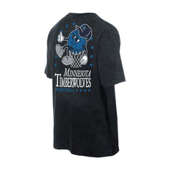 NBA Minnesota Timberwolves Old School Sport Enzyme Wash Oversized T-Shirt