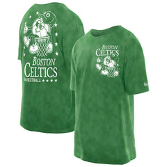 NBA Boston Celtics Old School Sport Enzyme Wash Oversized T-Shirt