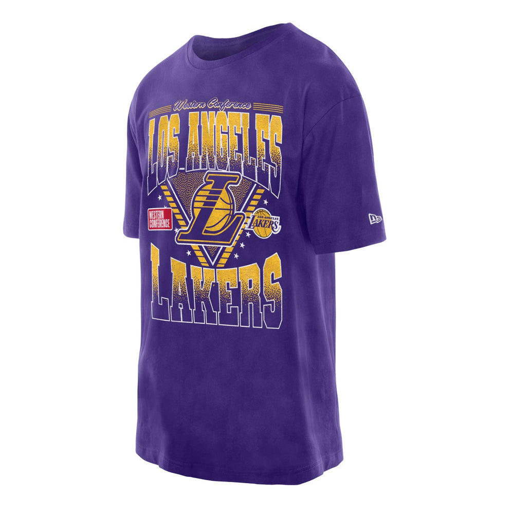 NBA Los Angeles Lakers Old School Sport Vintage Wash T-Shirt