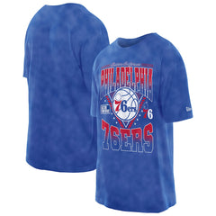NBA Philadelphia 76ers Boxy Old School Sport Vintage Wash T-Shirt