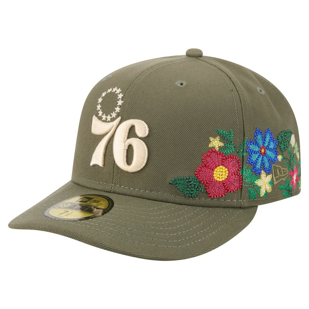 NBA Philadelphia 76ers Tonal Florals 59FIFTY Fitted Hat