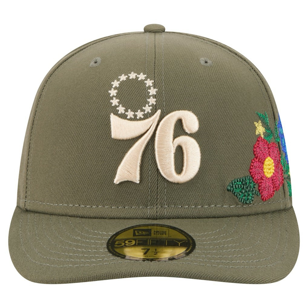 NBA Philadelphia 76ers Tonal Florals 59FIFTY Fitted Hat