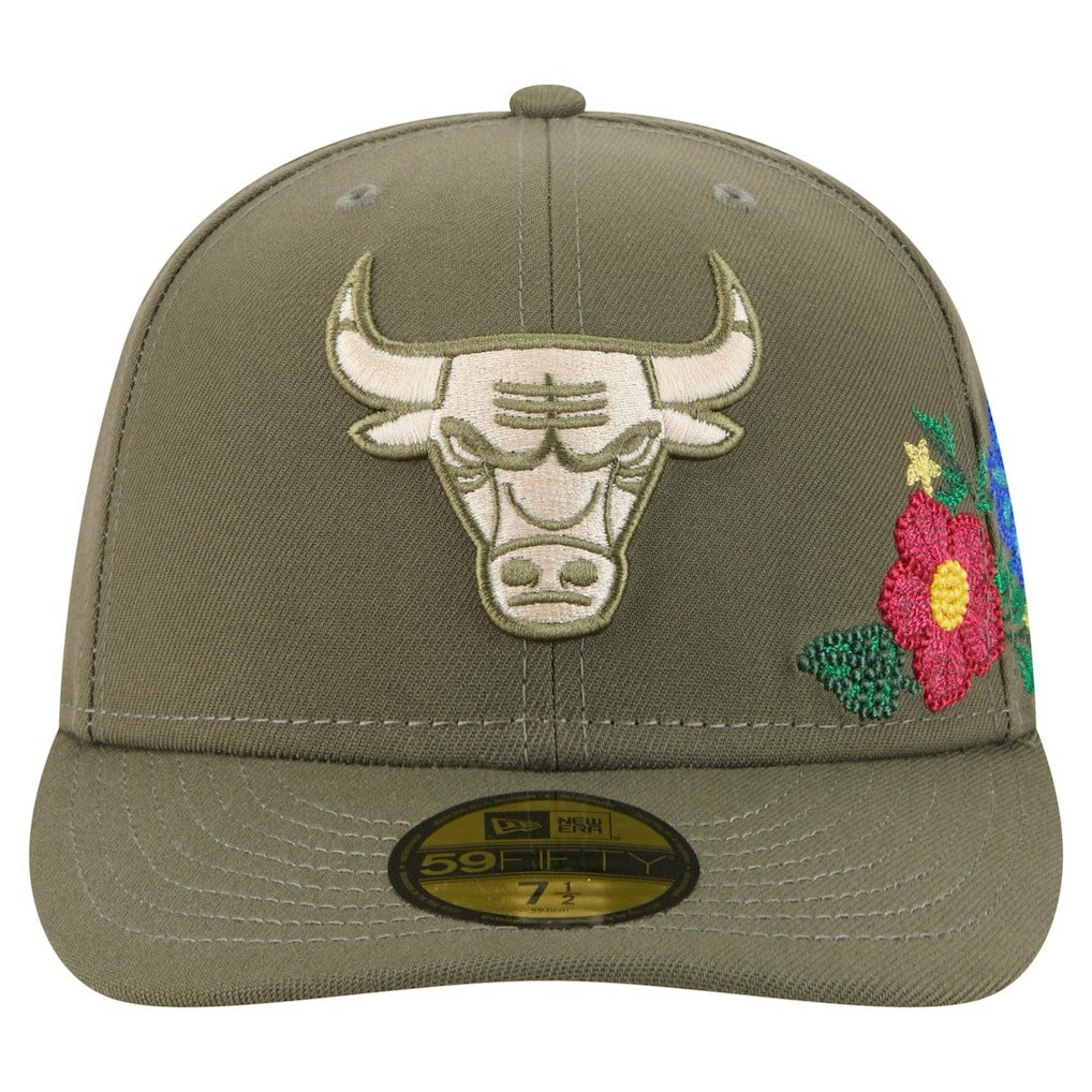 NBA Chicago Bulls Tonal Florals 59FIFTY Fitted Hat