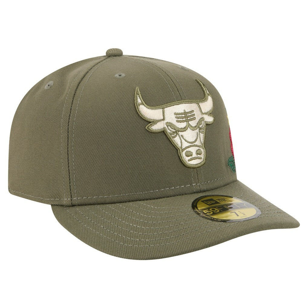 NBA Chicago Bulls Tonal Florals 59FIFTY Fitted Hat