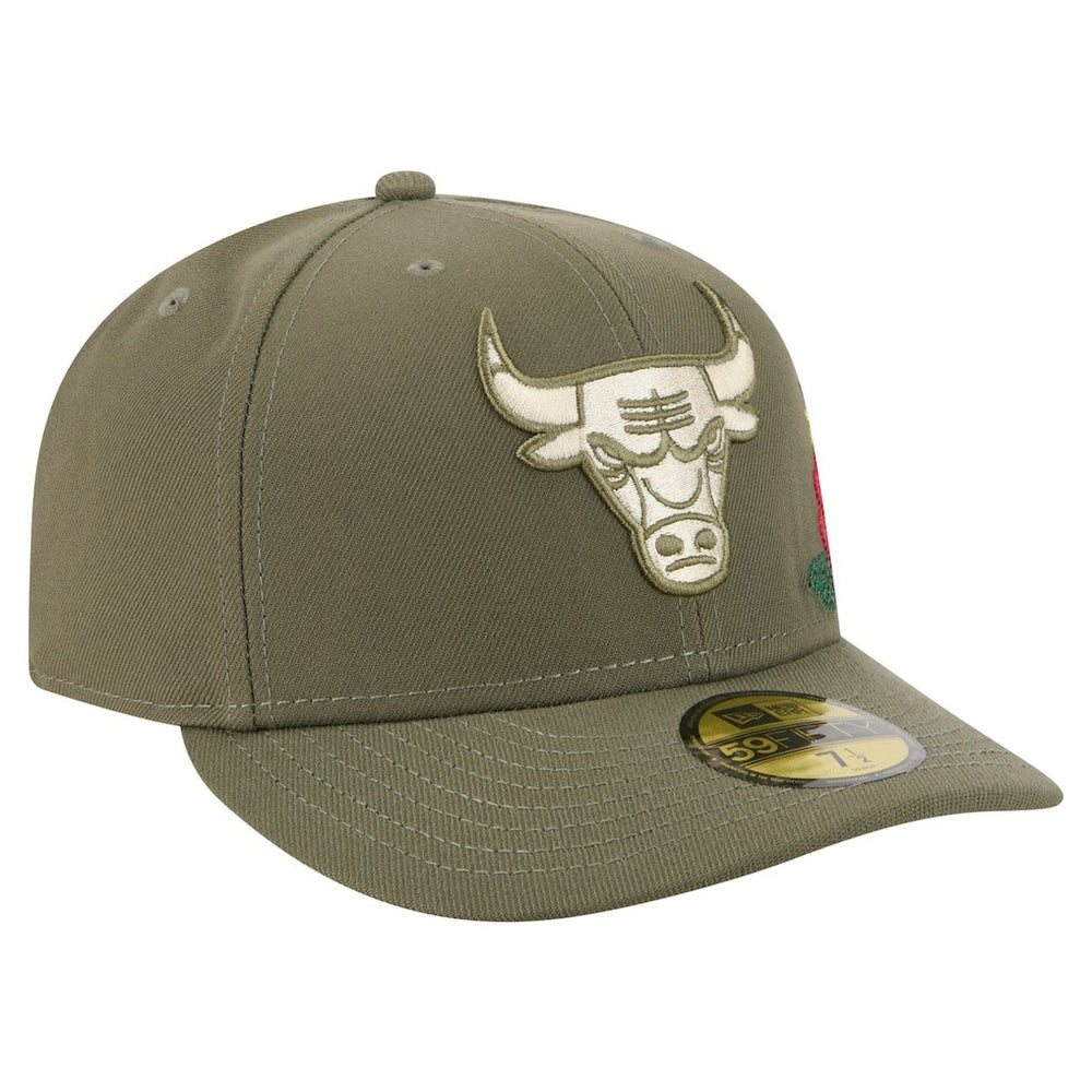 NBA Chicago Bulls Tonal Florals 59FIFTY Fitted Hat