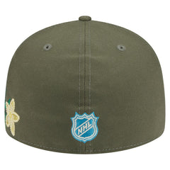 NHL Olive Los Angeles Kings New Era Tonal Florals 59FIFTY Fitted Hat