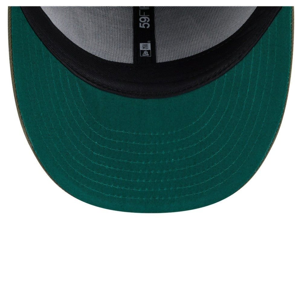 NHL Olive Los Angeles Kings New Era Tonal Florals 59FIFTY Fitted Hat