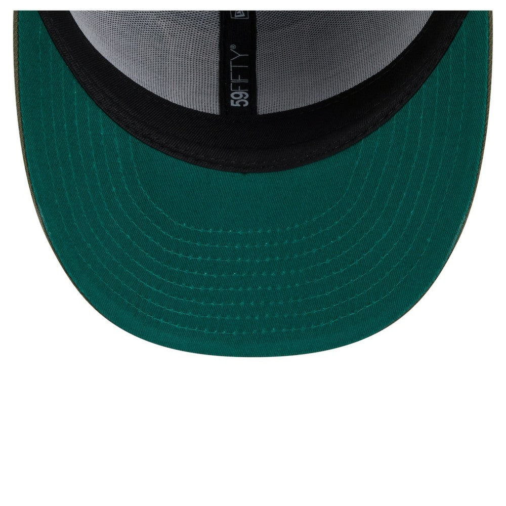 NHL Olive New York Rangers New Era Tonal Florals 59FIFTY Fitted Hat