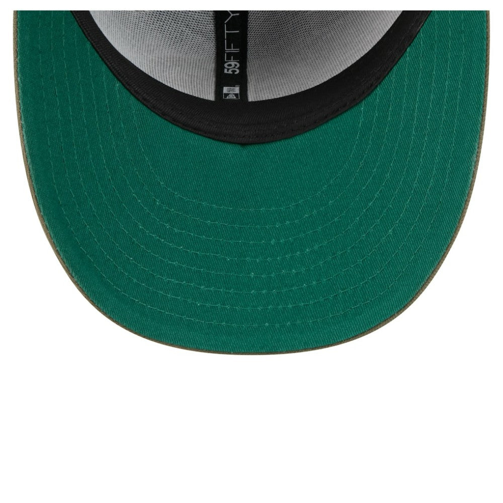 NHL Olive Boston Bruins New Era Tonal Florals 59FIFTY Fitted Hat