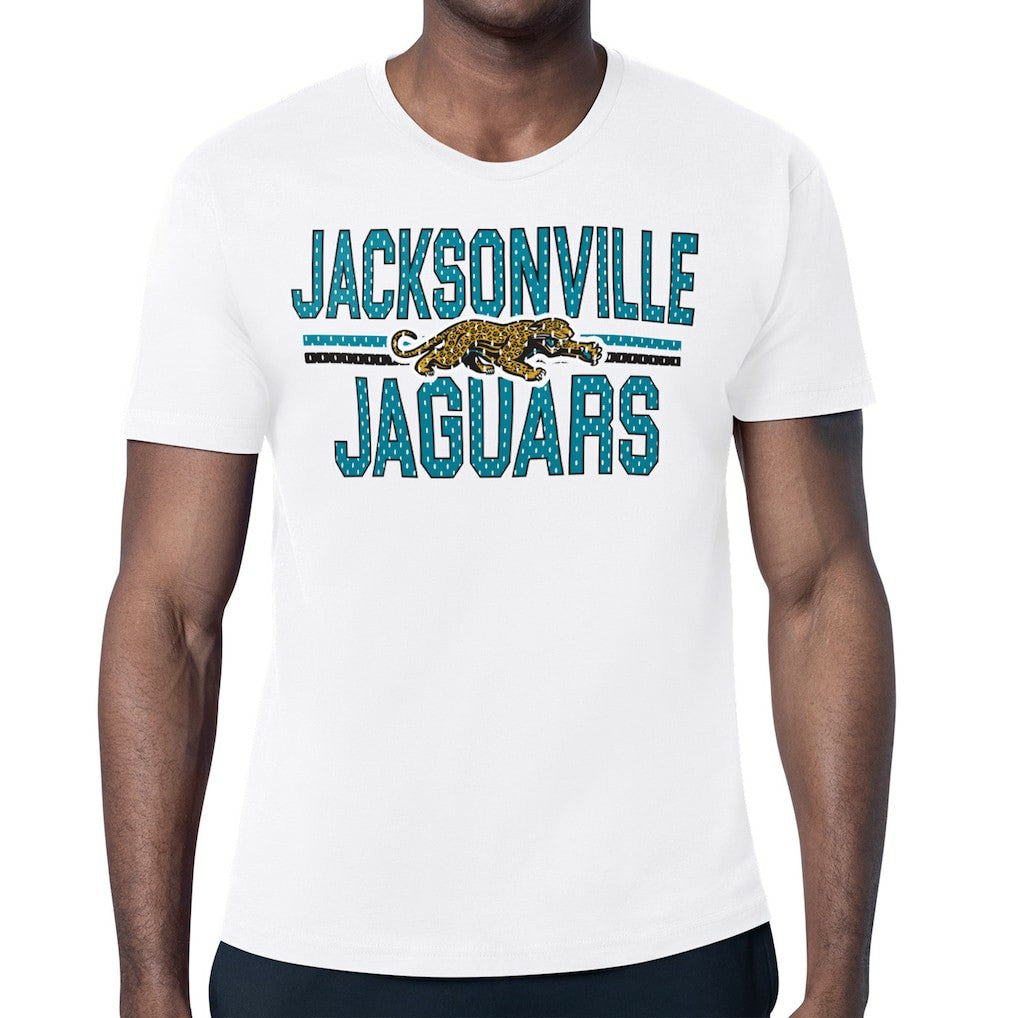 Starter Mesh Look Retro Team Logo T-Shirt - Jacksonville Jaguars