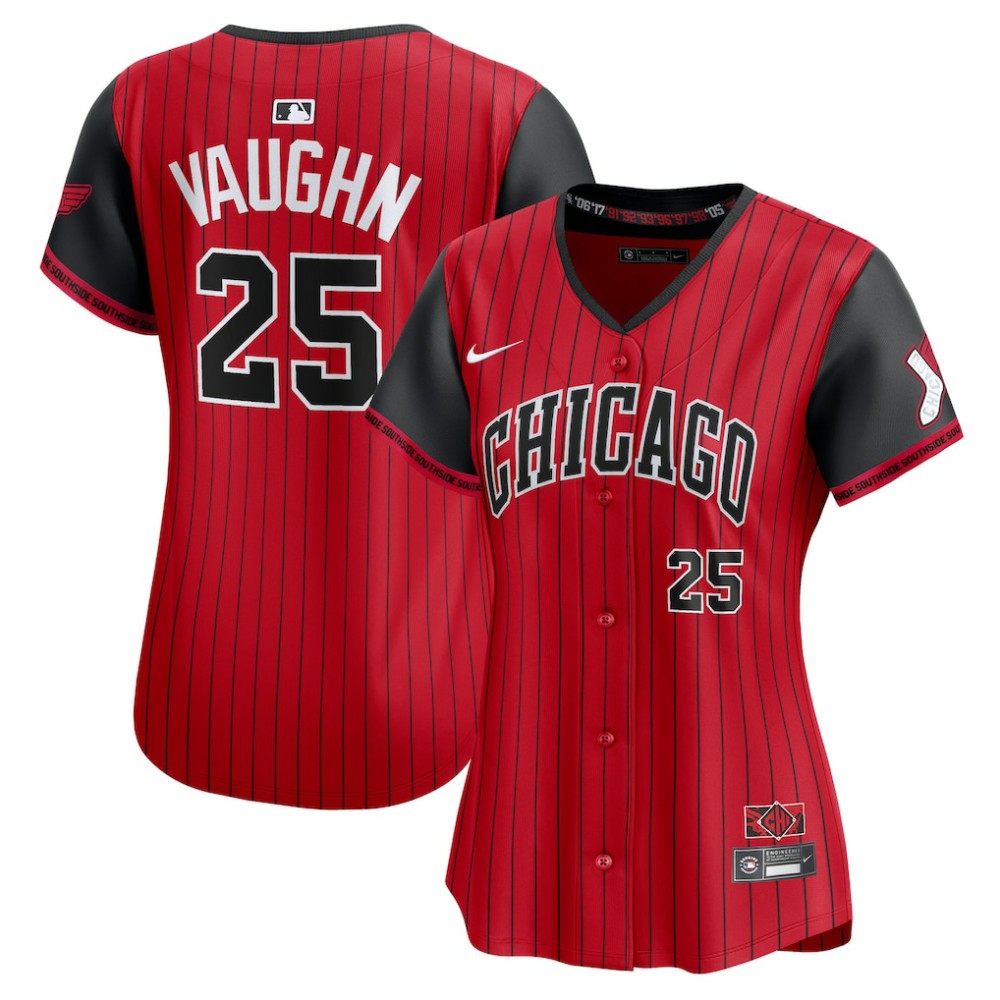 MLB Andrew Vaughn Chicago White Sox Nike Women's 2025 City Connect Limited Player Jersey