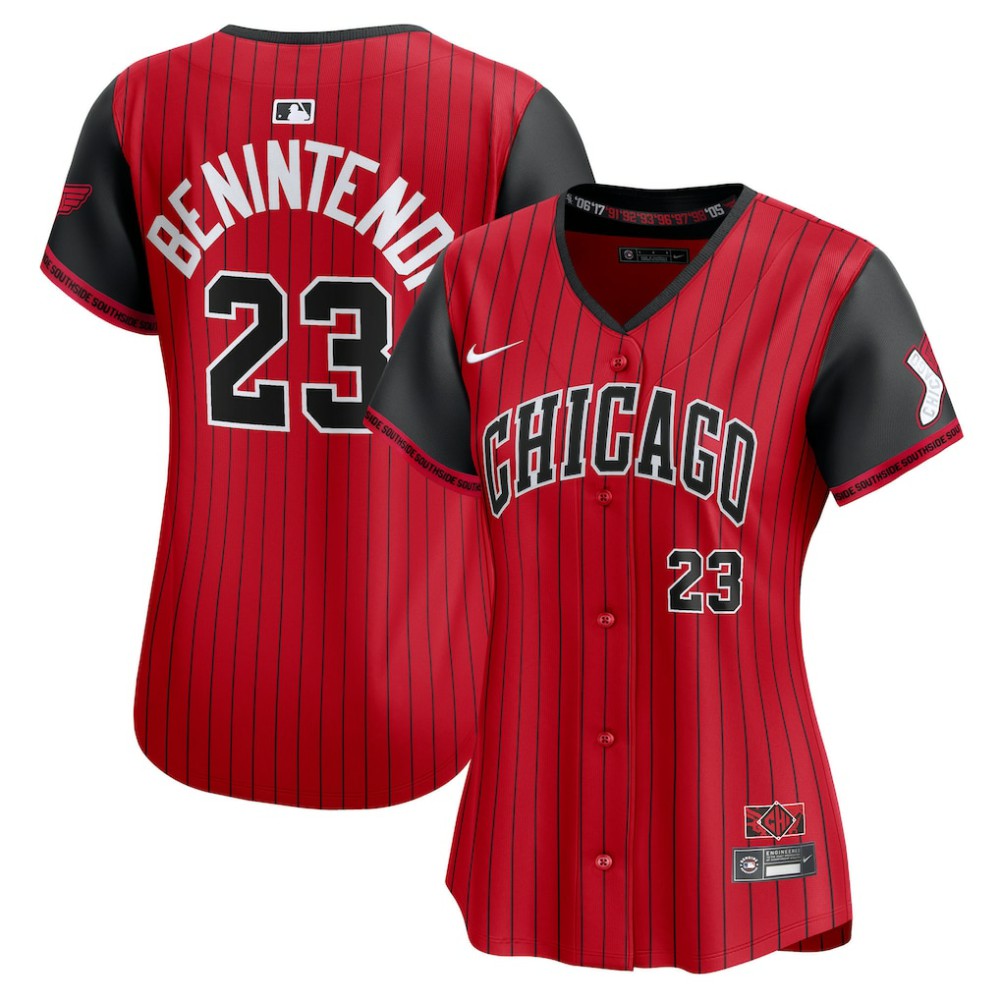 MLB Andrew Benintendi Chicago White Sox Nike Women's 2025 City Connect Limited Player Jersey