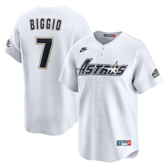MLB Craig Biggio Houston Astros Nike Throwback Cooperstown Collection Limited Jersey