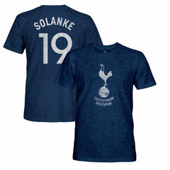 Dominic Solanke Tottenham Hotspur 1863FC Retro Player Name & Number Tri-Blend T-Shirt -  Navy