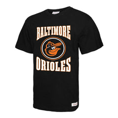 MLB Baltimore Orioles Mitchell & Ness Arched Logo Slub T-Shirt