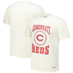 MLB Cincinnati Reds Mitchell & Ness Arched Logo Slub T-Shirt