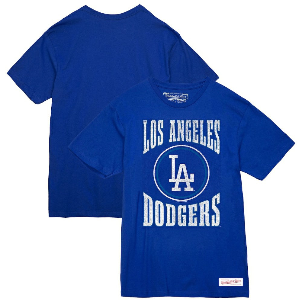 MLB Los Angeles Dodgers Mitchell & Ness Arched Logo Slub T-Shirt
