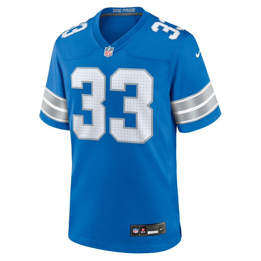 Sione Vaki  Team Game Jersey - Detroit Lions