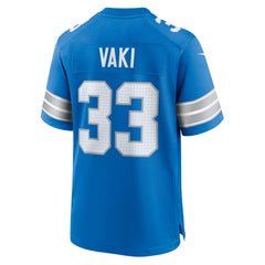 Sione Vaki  Team Game Jersey - Detroit Lions