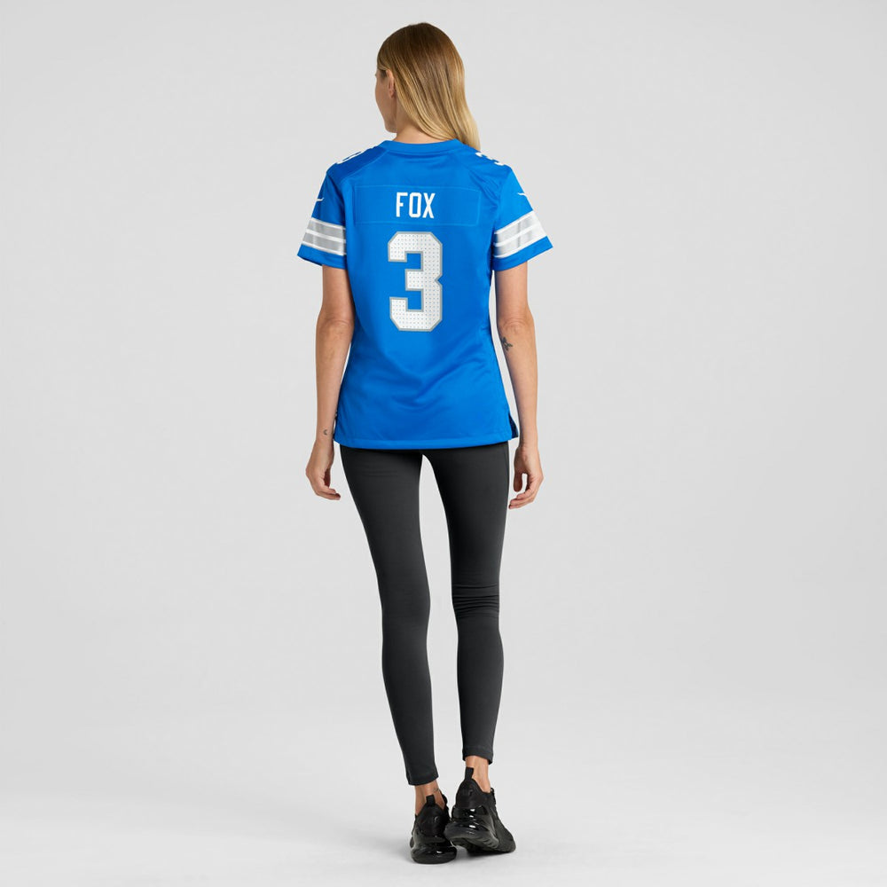 Jack Fox  Women's Team Game Jersey - Detroit Lions