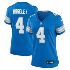 Emmanuel Moseley  Women's Team Game Jersey - Detroit Lions