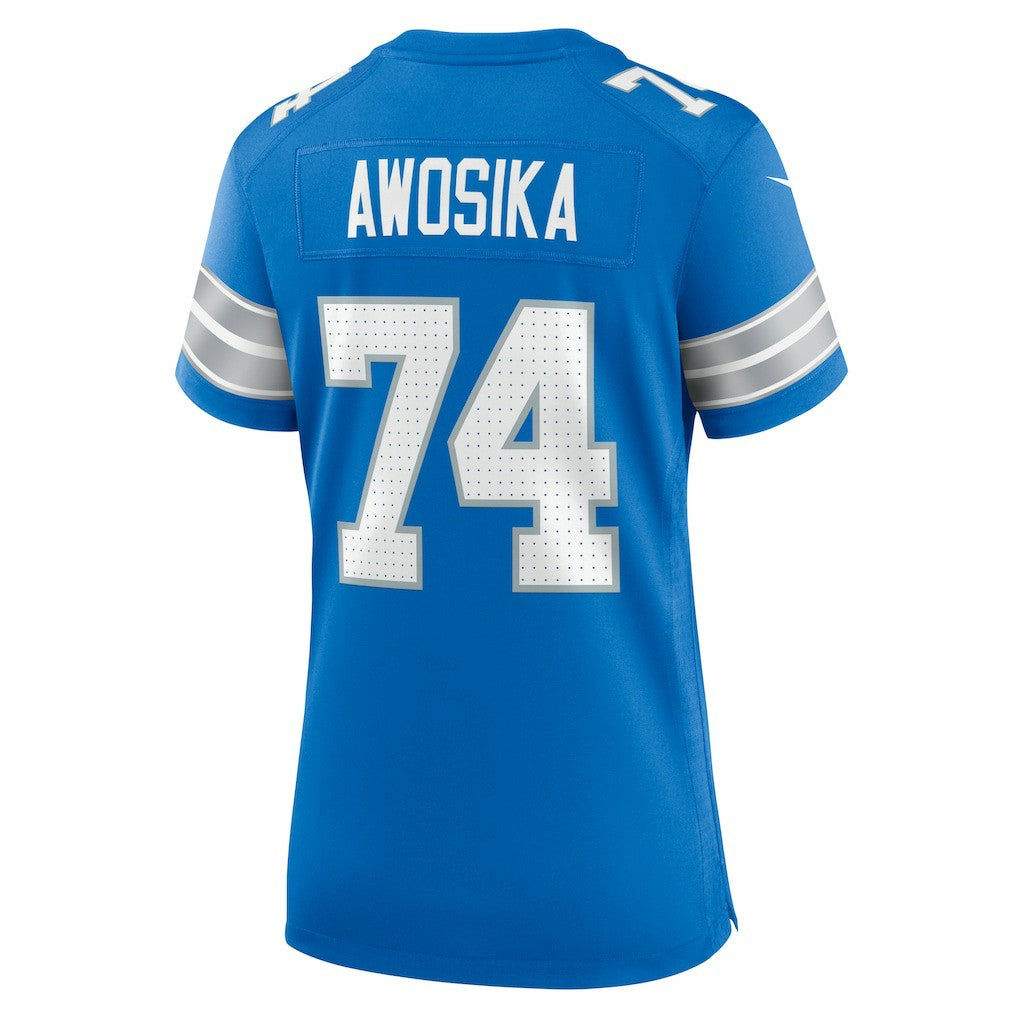 Kayode Awosika  Women's Team Game Jersey - Detroit Lions