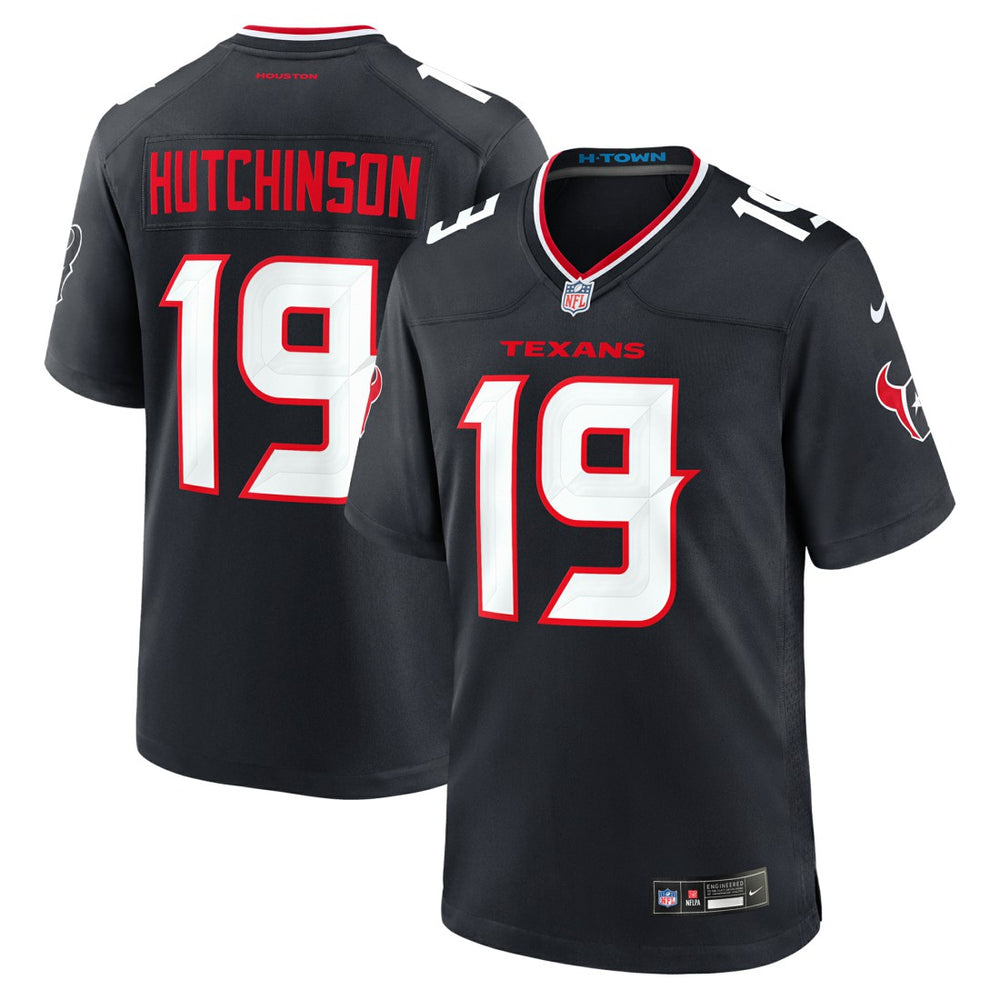 Xavier Hutchinson  Team Game Jersey - Houston Texans