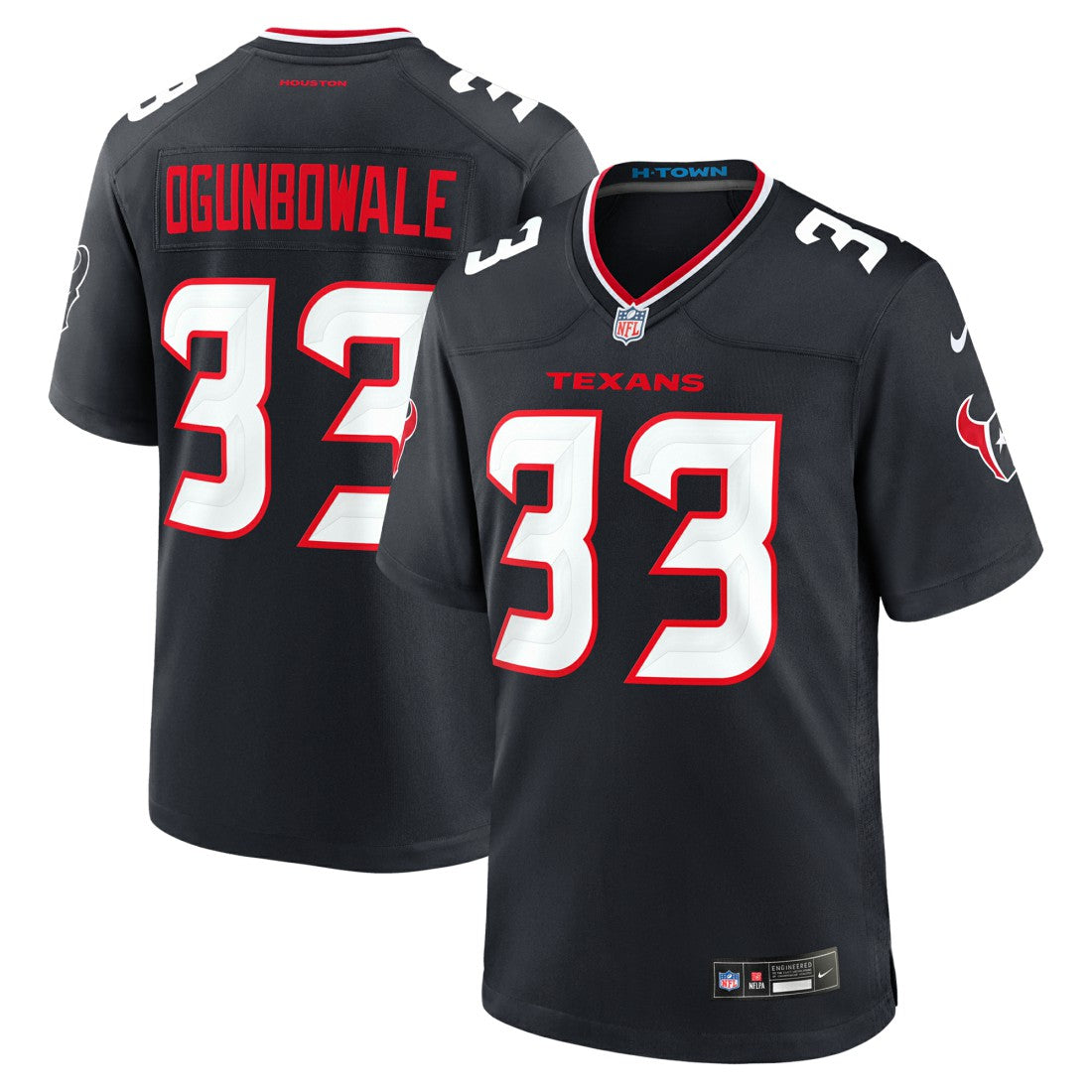 Dare Ogunbowale  Team Game Jersey - Houston Texans