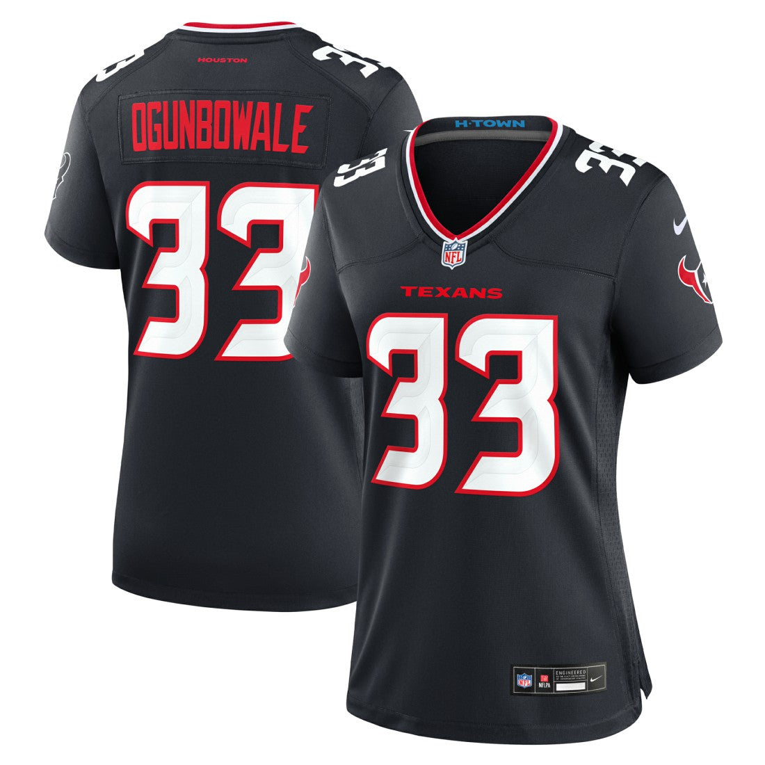 Dare Ogunbowale  Women's Team Game Jersey - Houston Texans