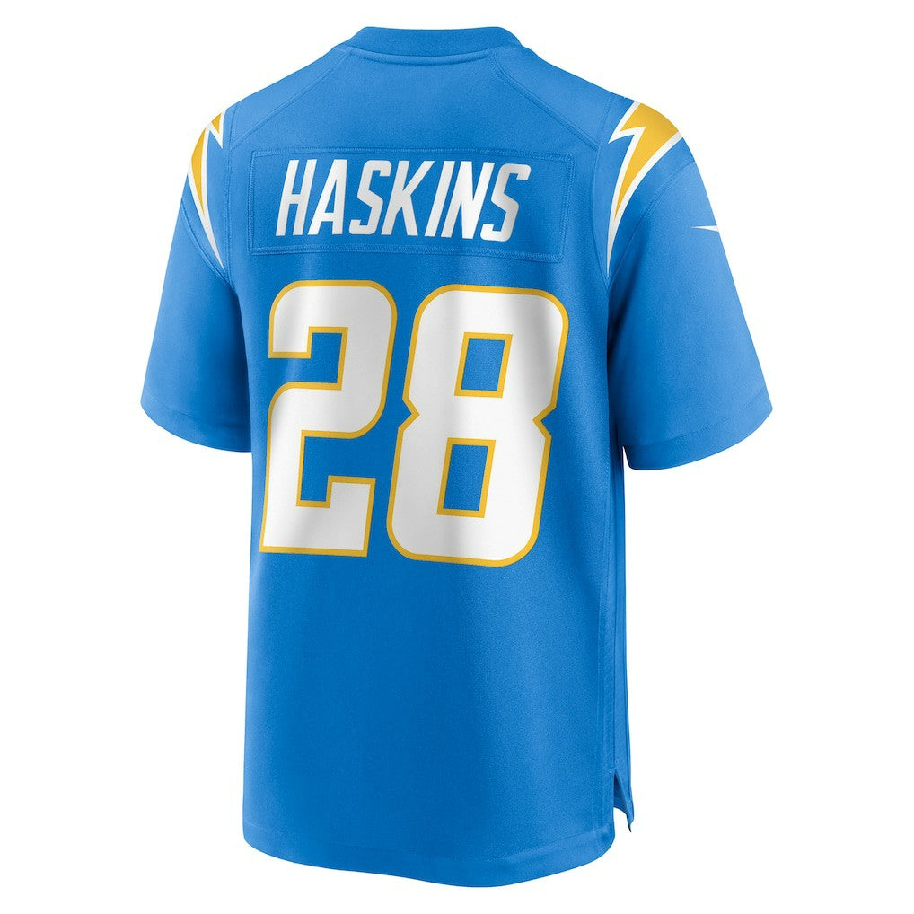 Hassan Haskins  Team Game Jersey - Los Angeles Chargers