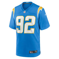 Justin Eboigbe  Team Game Jersey - Los Angeles Chargers