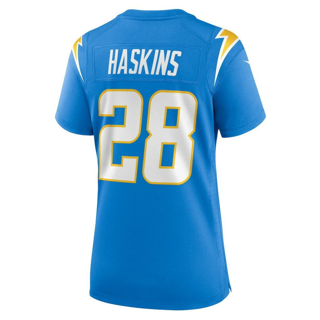 Hassan Haskins  Women's Game Jersey - Los Angeles Chargers