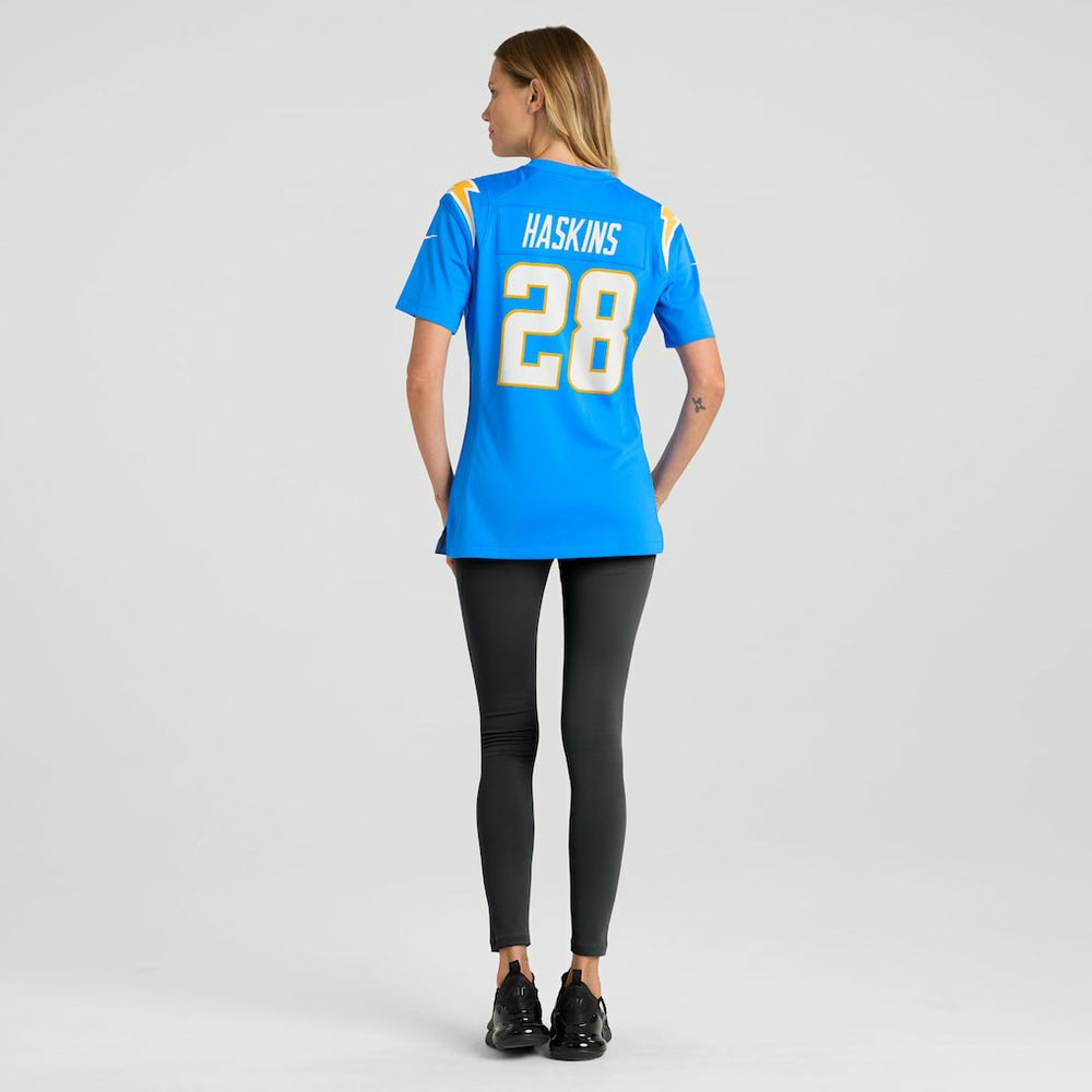 Hassan Haskins  Women's Game Jersey - Los Angeles Chargers