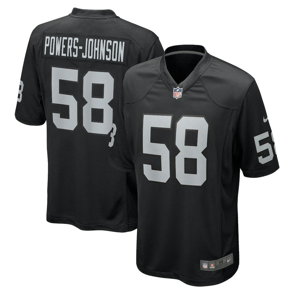 Jackson Powers-Johnson  Team Game Jersey - Las Vegas Raiders