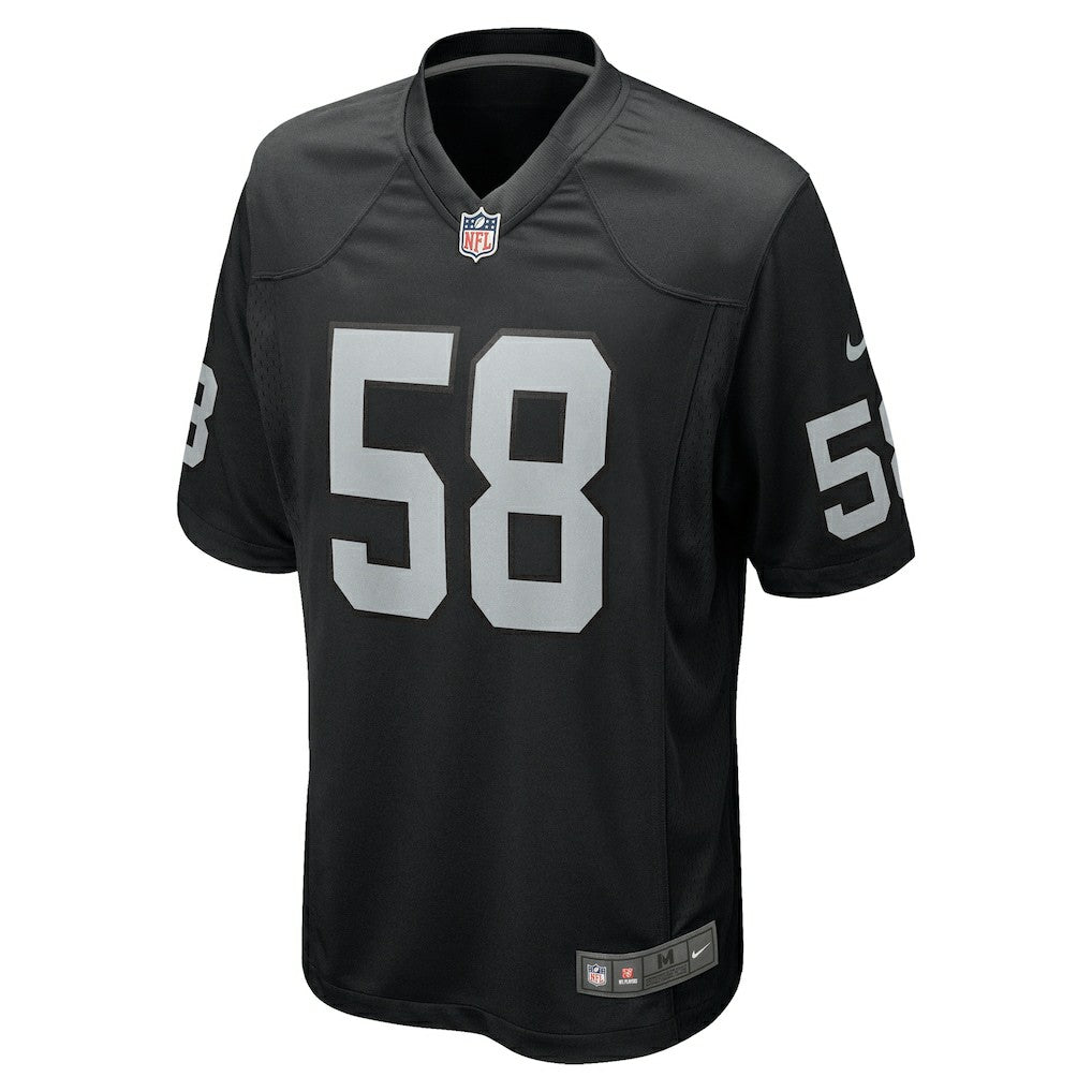 Jackson Powers-Johnson  Team Game Jersey - Las Vegas Raiders
