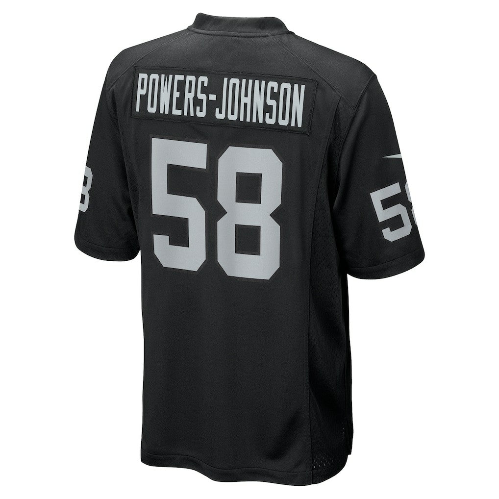 Jackson Powers-Johnson  Team Game Jersey - Las Vegas Raiders