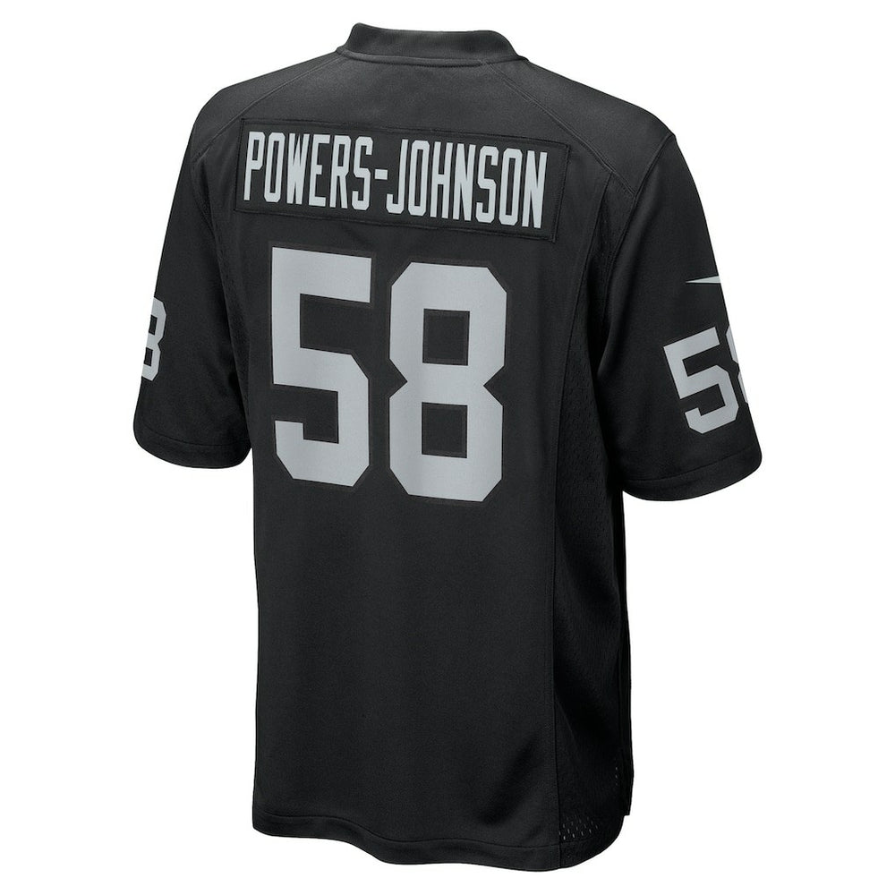 Jackson Powers-Johnson  Team Game Jersey - Las Vegas Raiders