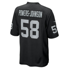 Jackson Powers-Johnson  Team Game Jersey - Las Vegas Raiders