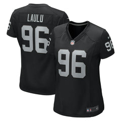 Jonah Laulu  Women's Game Jersey - Las Vegas Raiders