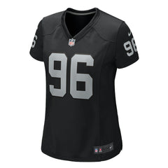 Jonah Laulu  Women's Game Jersey - Las Vegas Raiders