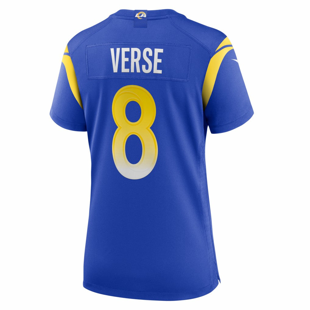 Jared Verse  Women's Team Game Jersey - Los Angeles Rams