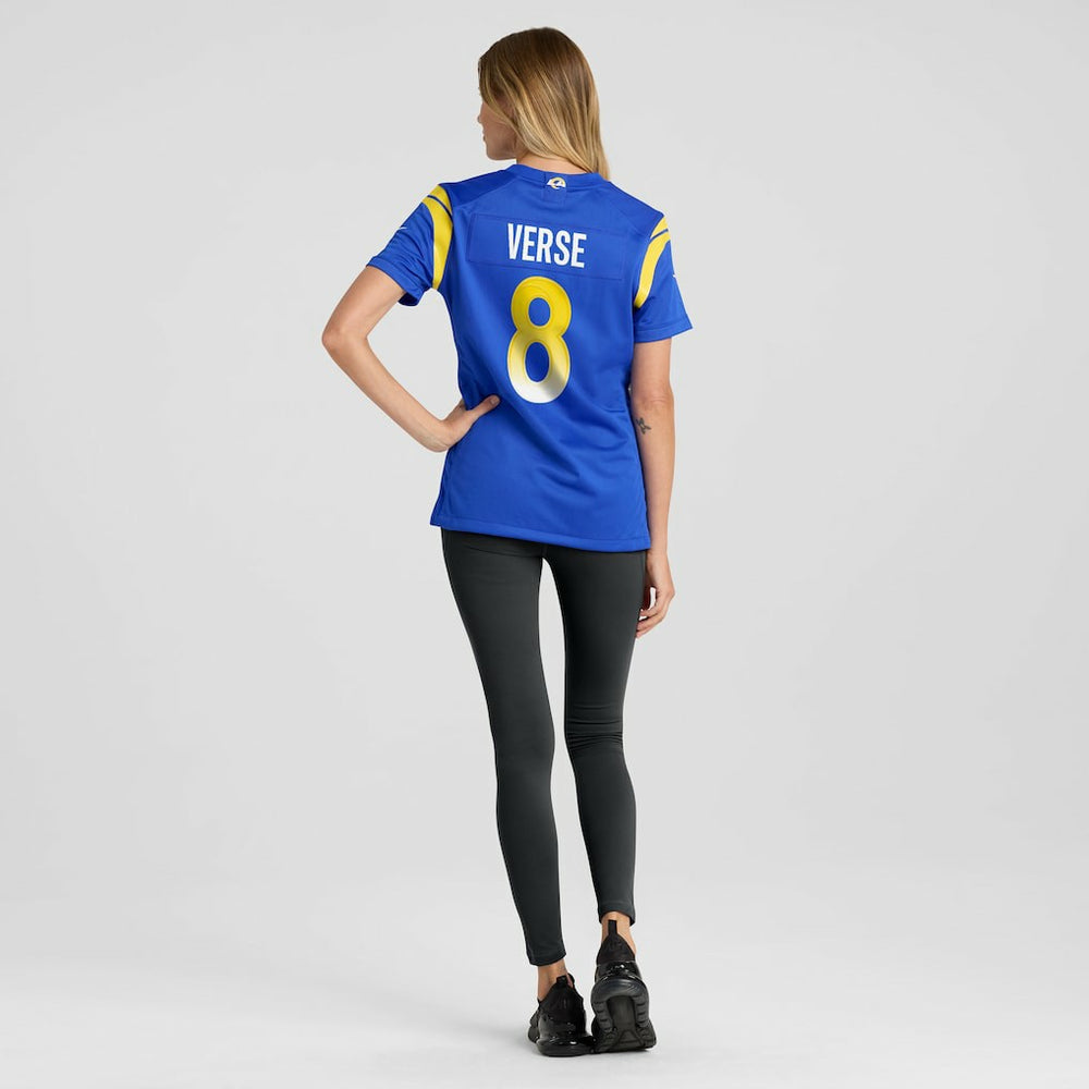 Jared Verse  Women's Team Game Jersey - Los Angeles Rams