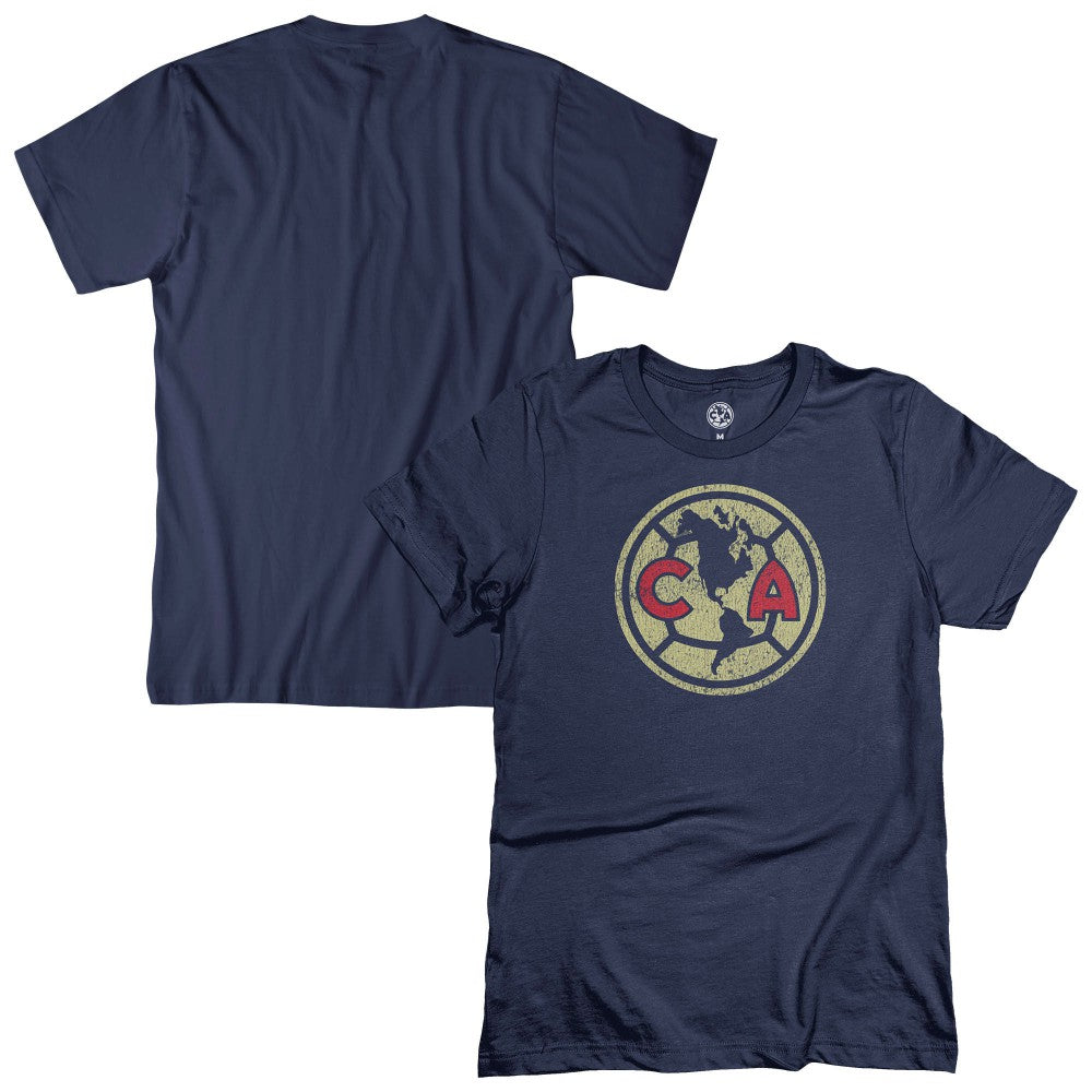 Club America 1863FC Color Badge T-Shirt -  Navy