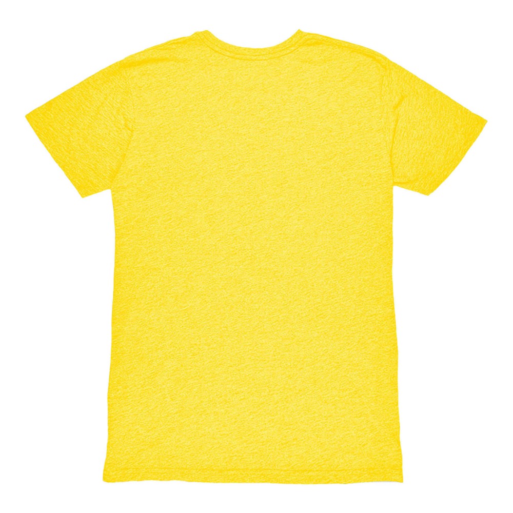 Club America 1863FC Left Mono Badge Vintage Tri-Blend T-Shirt -  Yellow