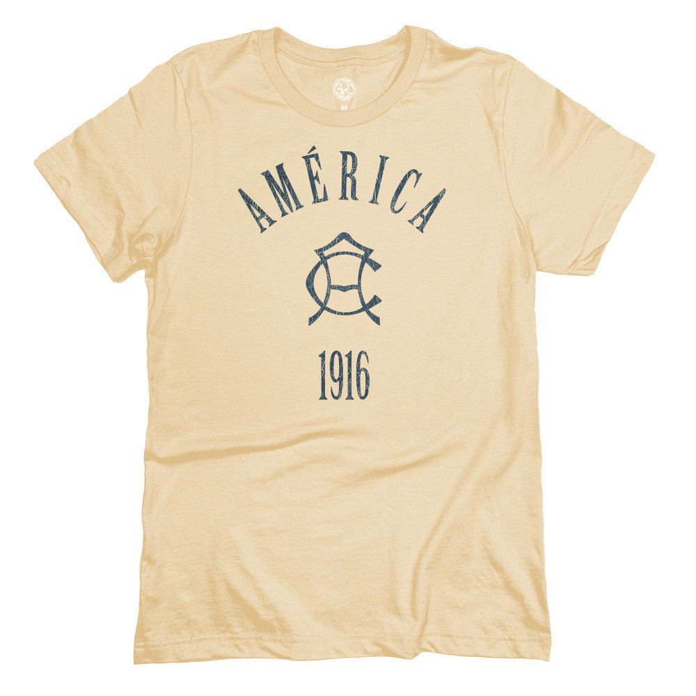 Club America 1863FC Team Arch T-Shirt -  Tan