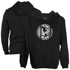 Club America 1863FC Mono Badge Fleece Pullover Hoodie Sweatshirt -  Black